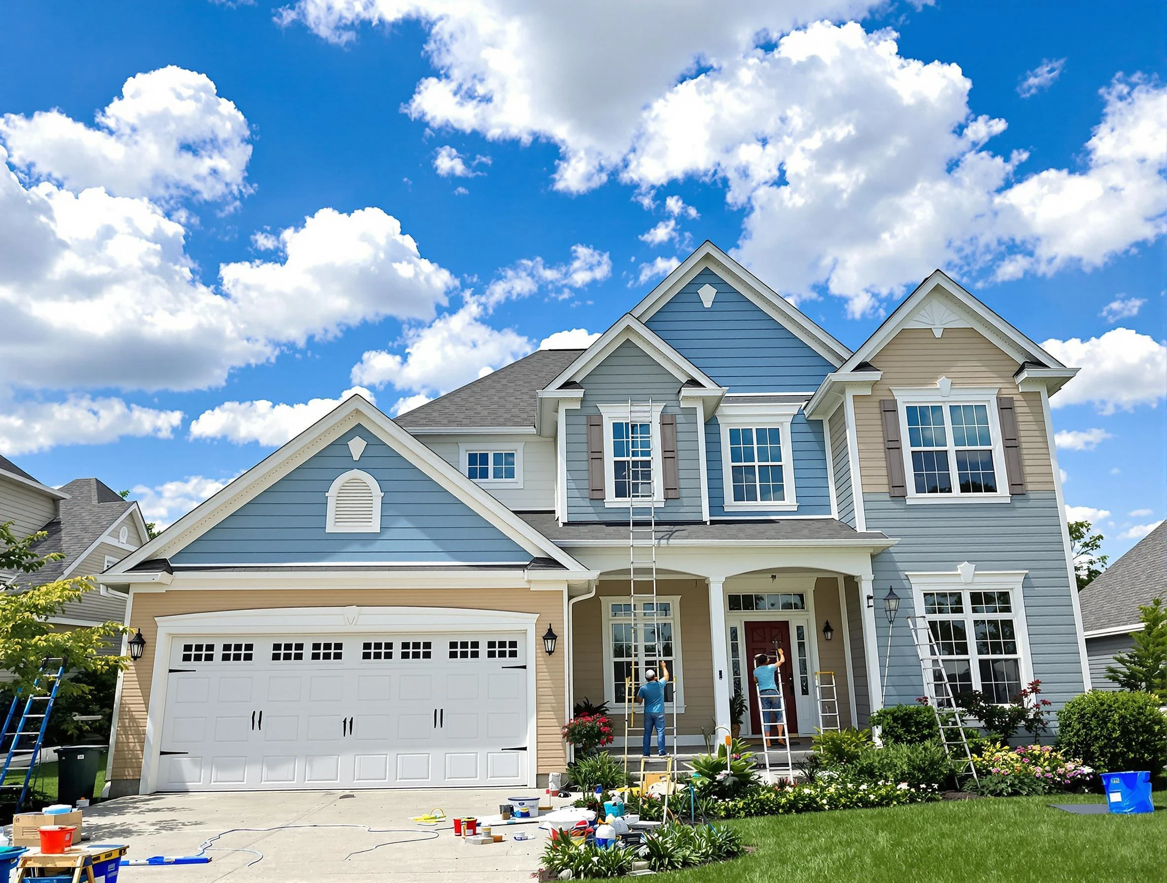 Professional house painting by Beachwood House Painters experts in Beachwood, OH